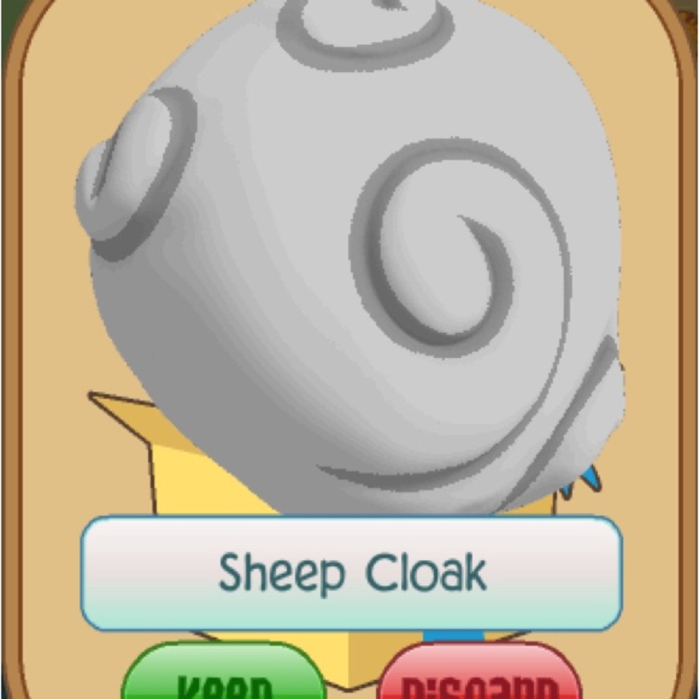 *READ DESCRIPTION B4 BUYING* ANIMAL JAM CLASSIC SHEEP CLOAK